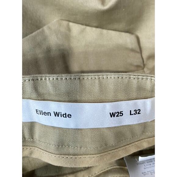 TOMORROW Women's Camel Ellen Wide-Leg High-Rise Pant SZ 25 - Picture 9 of 11